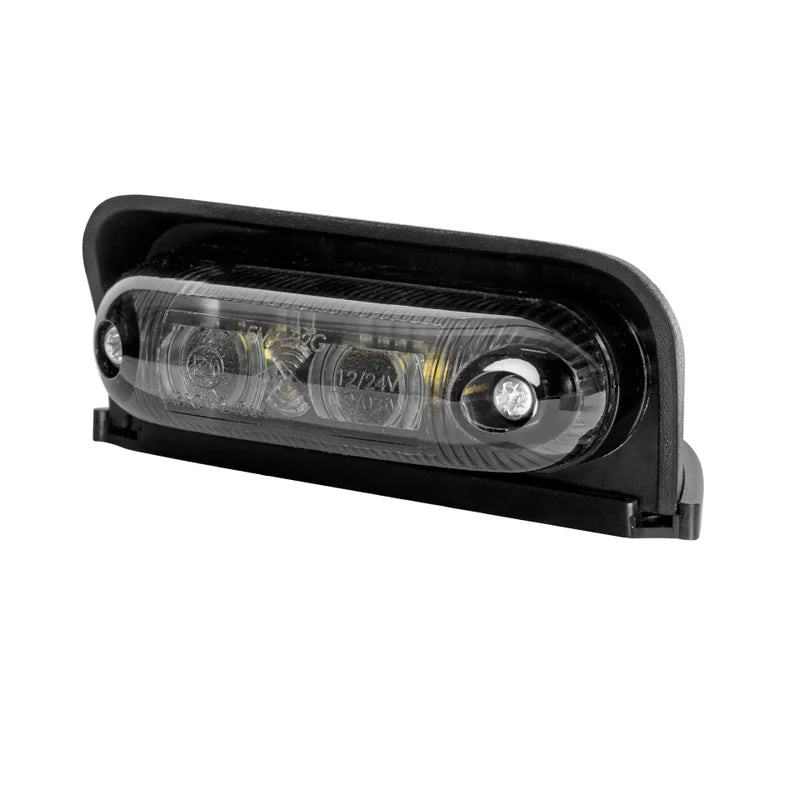 LED dark markeringslicht wit incl. beugel 12-24v 50cm kabel