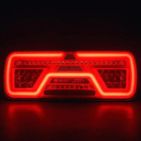 LED neon achterlicht links | 12-24v | 8-PIN met 4x SuperSeal | VC-2001B8SS