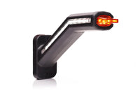 LED breedtelamp links excl. knipperlicht, clear lens 12-24v