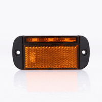 LED knipperlicht met markeringslicht cat.5 | 12-24v | 55cm. kabel | 44AMEC5