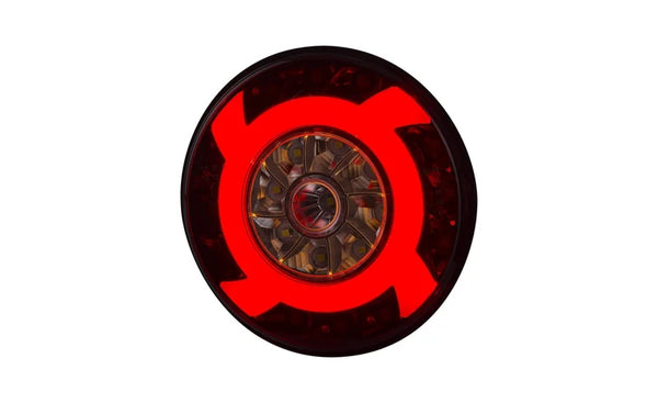 LED mistlicht met achteruitrijlicht | 120mm. opbouw | 12-24v | 1,5m. kabel | VC-3920
