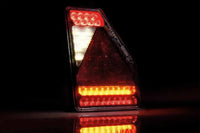 Rechts | LED achterlicht driehoek | 12v | 6-functie | 6-PIN | VC-3302B6