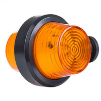 LED pendellamp amber | korte steel | heldere lens | 12-24v | MB-1010A