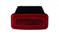 LED markeringslicht rood met beugel | 12-24v | 50cm. kabel | MV-4950R