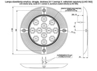 LED interieurlamp 500lm - 4500K - 24v | BG-1910W-24V