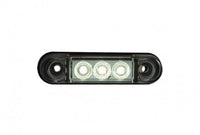LED markeringslicht wit| 12-24v | 50cm. kabel | MV-4300W