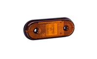 LED markeringslicht amber 12-24v 10m. kabel | MV-6400A-10M