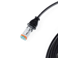 Verloopkabel Superseal > Deutsch 10m | 2x1,5mm² | 2x female | PIN-bezetting gekruist 1-2 > 2-1