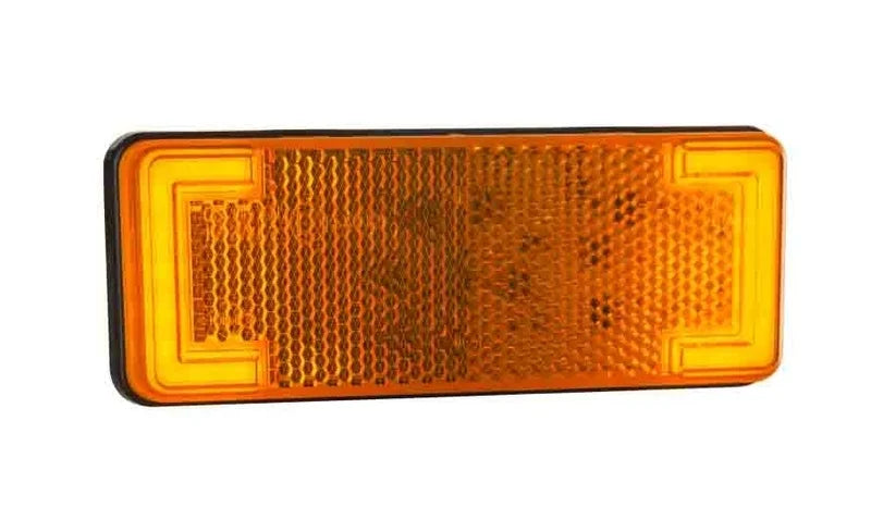 LED Zij-markeringslicht met knipperlichtfunctie | 12-24v | 0,5m kabel | MZK-3100A