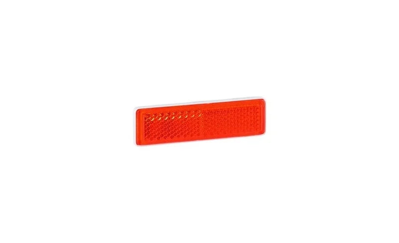 Reflector rood 19x69mm plakmontage (enkel per 20 stuks) | UO 089