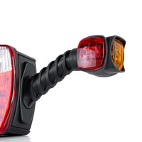 LED Trailerlamp rechts met breedtelicht 12-24v kabelingang | VC-7112