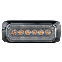 LED R65 flitser + Halo-ring, amber-wit 12-24v