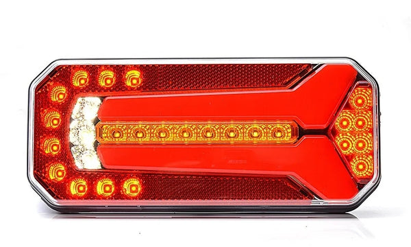 LED achterlicht universeel 12-24v 200cm kabel horizontaal&verticaal montage | VC-5300