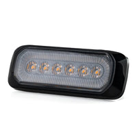 LED R65 flitser + Halo-ring, amber-amber 12-24v