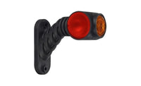 Rechts | LED breedtelamp rood-wit-amber | 12-24v | 50cm. kabel | MB-4762RWA