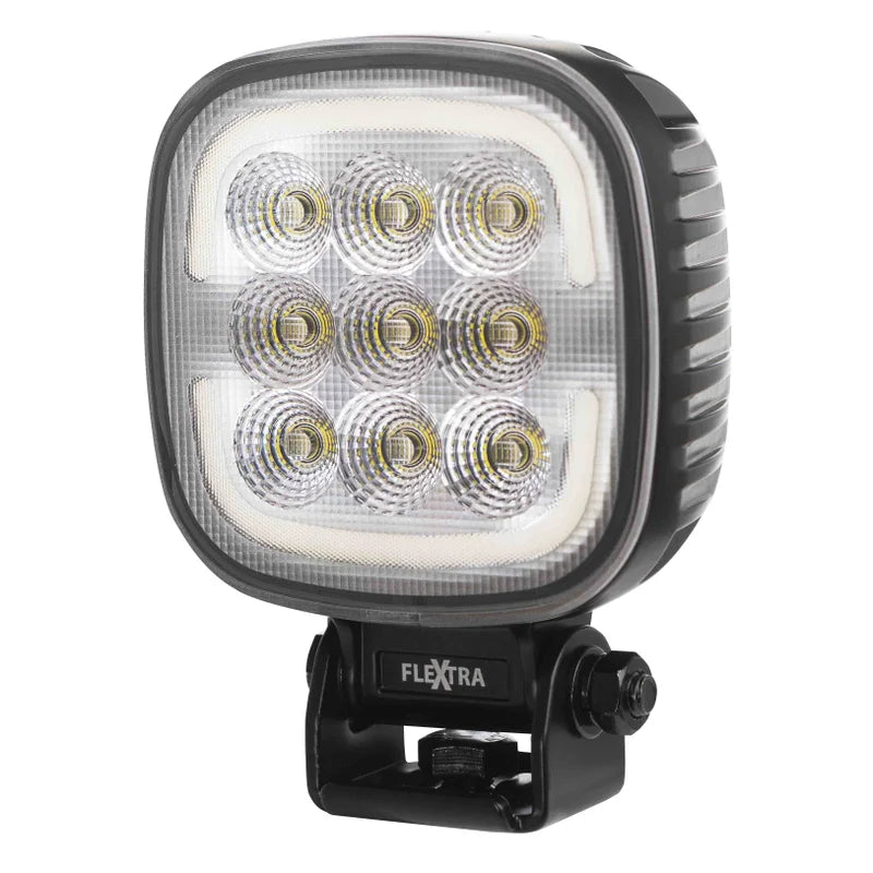 LED Quad werklamp incl positielicht 9-36v - 5220lm - 45W | 581445