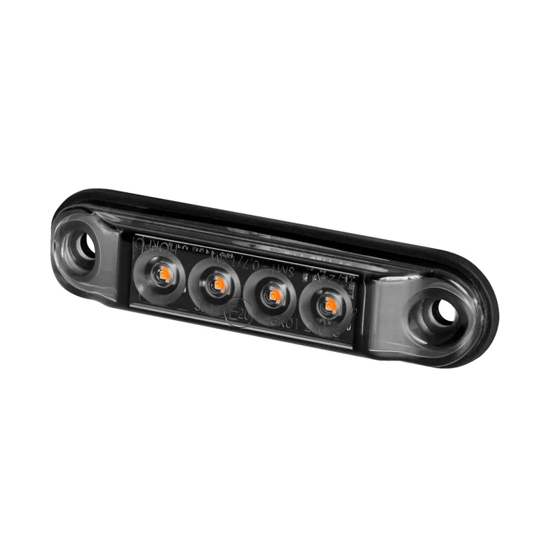 LED dark markeringslicht amber 12-24 50cm kabel