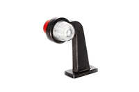LED breedtelamp links rood-wit 12-24v 30cm kabel