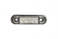 LED markeringslicht wit| 12-24v | 50cm. kabel | MV-4300W