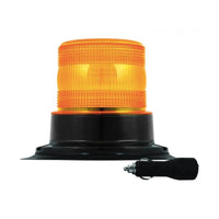 R10 LED flits-zwaailamp 10 - 30v met PC magneet-montagevoet | EQPR10ABM-MM