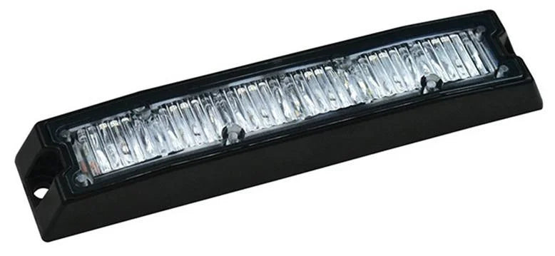 R65 Slimline LED flitser | 6 LED's | Amber | 10-30v | SLED6DVAR65