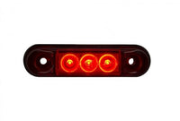 LED markeringslicht Rood | 12-24v | 50cm. kabel | MV-4300R