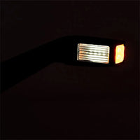 Rechts | LED breedtelamp | schuine steel | 12-36v | 30cm. kabel | MB-1452