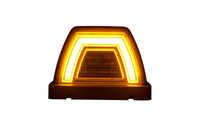 LED toplamp neon amber 12-24v, 50cm kabel
