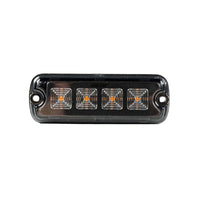 LED R10 Flitser 4-LED rood 12-24v 200cm kabel