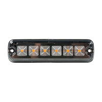LED R65 Flitser 6-LED amber 12-24v 200cm kabel