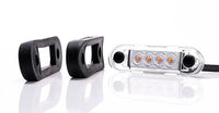 LED markeringslicht Rood | 12-24v | 15cm. kabel | MV-2400R.1