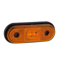 LED markeringslicht amber | 12-24v | 50cm. kabel | MV-1400A