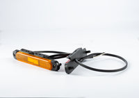 LED Slimline markeerlicht amber beugel 12-24v 50cm kabel | MV-6550A