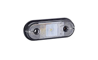 LED markeringslicht wit 12-24v 50cm kabel | MV-6400W