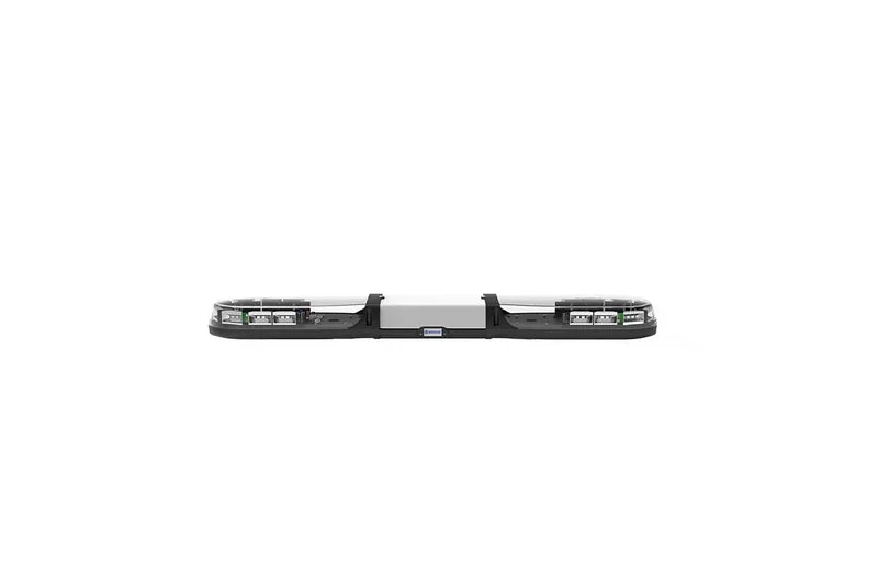 LED flitsbalk amber | 13 serie | ECE-R65 amber | transparant | wit midden | 1000mm | 16 LE | 13-01004-E