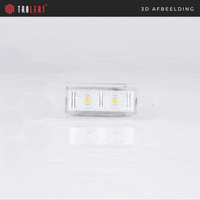 LED decoratielicht groen inbouw | 12-24v | 20cm. kabel | 7922GMB