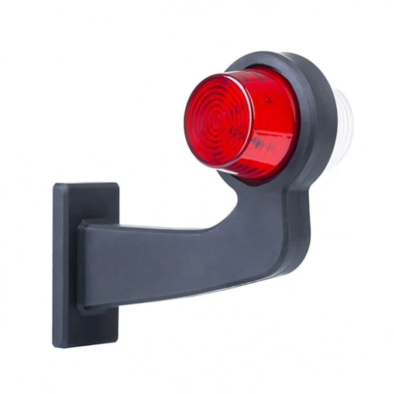 Links | LED pendellamp haakse steel | heldere lens | 12-24v | MB-1011RW