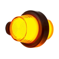 LED pendellamp amber | korte steel | matte lens | 12-24v | MB-1020A