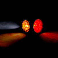 LED dark breedtelamp rood-wit-amber 12-24v 50cm kabel