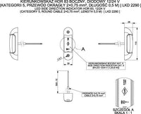 LED Zij-knipperlicht CAT5 12-24v 50cm kabel | MZK-3700A