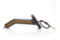 LED breedtelamp links incl. knipperlicht, neon lens 12-24v