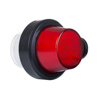 LED Zweedse breedtelamp | korte steel | matte lens | 12-24v | MB-1020RW
