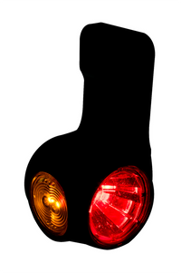 LED breedtelamp rechts rood-wit-amber 12-24v 60cm kabel