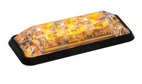 Ultra platte Slimline LED flitser | 3 LED's | Amber | 10-30v | S11F3003