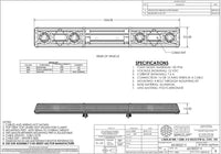 60 serie | R65 LED flitsbalk amber | 12v | , 4 LED | 1524mm. | 60-00527-V