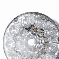 LED achterlicht rond, transparante lens 12-24v 50cm kabel | VC-5400