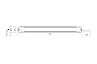 LED interieurverlichting 38cm - 12-24v - 50cm kabel