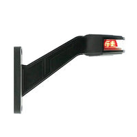Rechts | LED breedtelamp | 12-24v | 30cm. kabel | rood-wit-amber | 1007RE