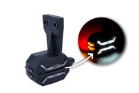 LED breedtelamp links, rood-wit-amber, 12-24v, 60cm kabel | MB-6091RWA