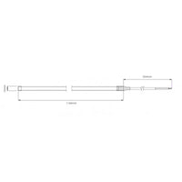 LED interieurverlichting | flexibele strip | 114cm | 12v | koud wit licht | FSL1140W